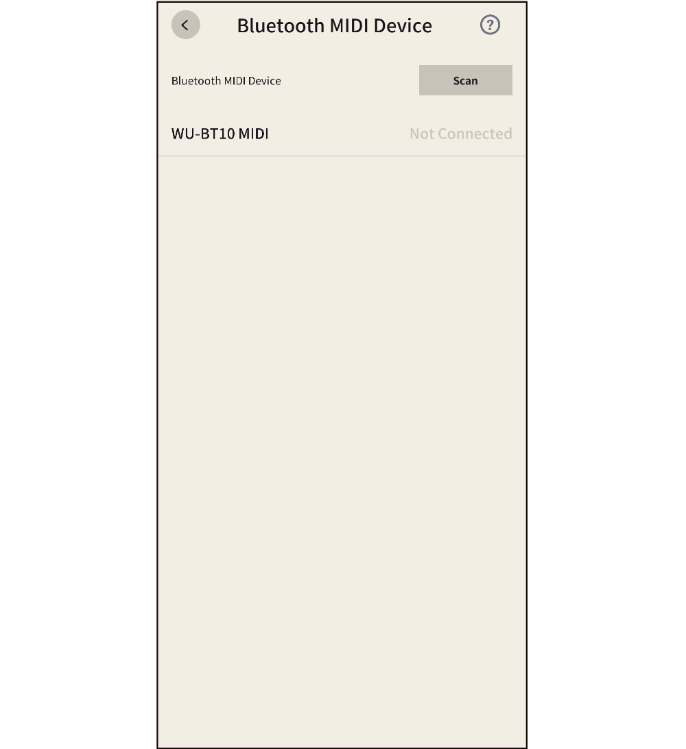 Bluetooth MIDI_Android